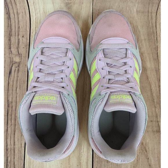 ADIDAS Crazychaos J Running Shoes Cloudfoam Pink/Multi Hi-Res Yellow EF3… - Picture 5 of 12